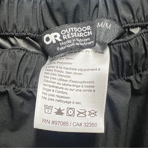 Outdoor Research Black Zippered Pants, Women’s Size Medium - Picture 3 of 4